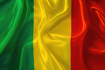malian flag for national Day or Independence Day of mali