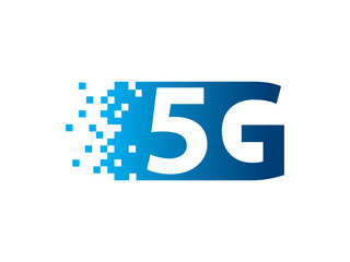 5G Network Connection logo symbol or icon template