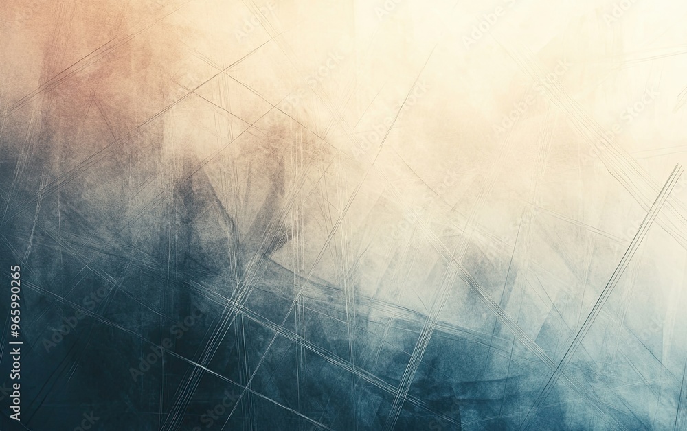 Aufkleber ethereal intersections - abstract background with subtle lines and textures for depth and movement