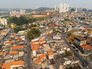 Obraz premium imagens aéreas impressionantes da cidade de Osasco, destacando seus principais pontos e oferecendo uma perspectiva única e ampla para valorizar projetos e promover a beleza urbana.