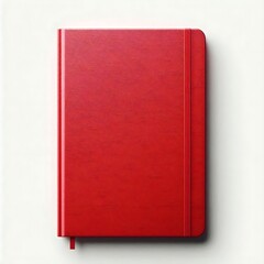 red book isolated on white background