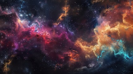 Fototapeta premium cosmic space wallpaper