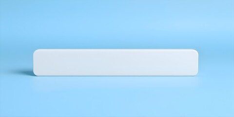 Minimal Cloud Bar: Soft Blue Minimalism