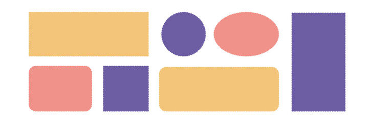 Geometric frame with zig zag edge. Jagged curved box. Vintage border, buble for text