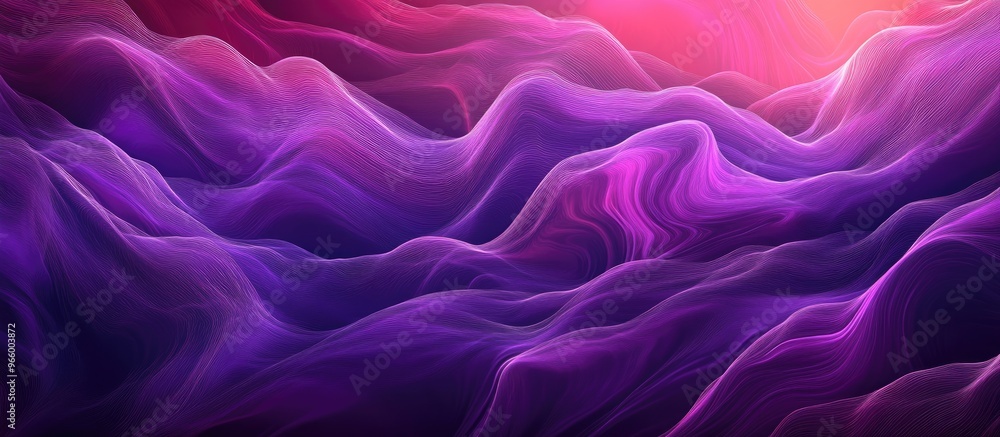 Poster contemporary dark violet abstract background multicolored digital futuristic gradient mesh with smoo