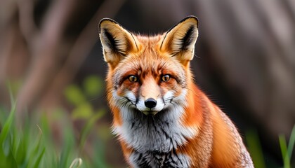 Springtime Encounter with a Red Fox in Nature