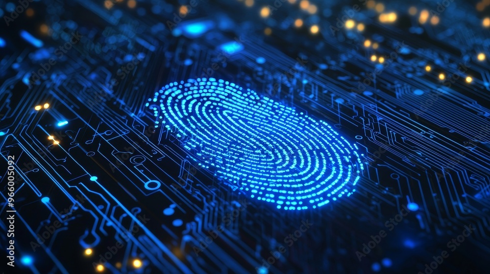 Poster the fingerprint scanner bolsters transaction security and cyber security with its robust security me