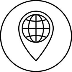 World globe icons set. Vector Earth global country map sign. Travel internet globe vector collection.