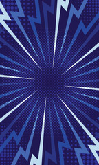 Abstract blue radial stripes wallpaper