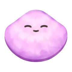 Shellfish Watercolor, Cute cartoon