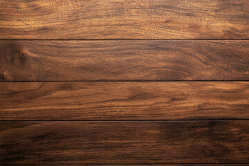 Naklejka premium Richly textured wooden surface ideal for backgrounds, designs, and crafts, showcasing natural grain patterns and warm tones.