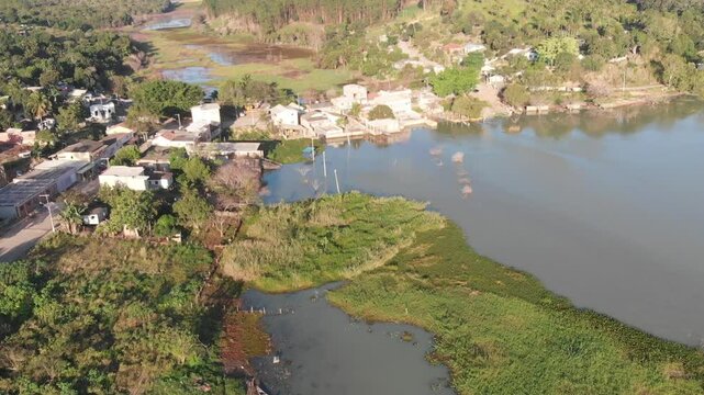 Floodea village in Espirito Santo, Brazil