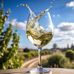 glass of wine