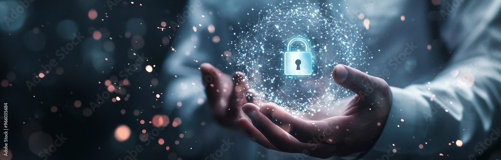 Poster online internet access cyber attack and business data privacy. developments in technology for web se