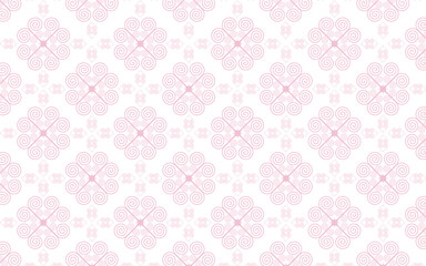 The Hmong ethnic fabric pattern is a spiral line pattern that intertwines in the shape of a heart, which is a unique symbol of the Hmong ethnic group. It can be used to design clothes, bags, and other