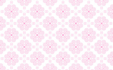 The Hmong ethnic fabric pattern is a spiral line pattern that intertwines in the shape of a heart, which is a unique symbol of the Hmong ethnic group. It can be used to design clothes, bags, and other