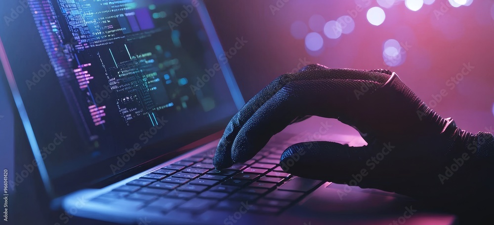Poster various concepts related to cybersecurity and privacy, such as user privacy information security enc