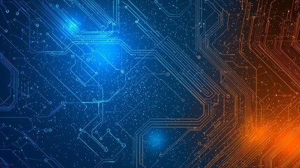 Fototapeta premium The abstract technology backgrounds capture the essence of cybersecurity, symbolizing the unseen battle against cybercrime