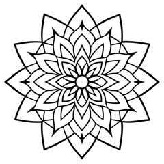 Ornamental luxury mandala pattern design vector download 