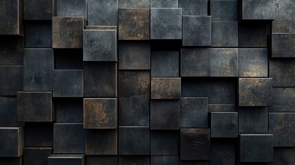 Futuristic Metallic Structure: Abstract Cityscape in Silver Tones