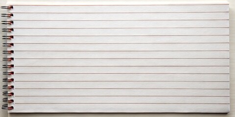 Blank Notepad Paper With Handwritten Lines Filling The Frame, Offering Ample Space For Writing, Note-Taking, Or Drawing.