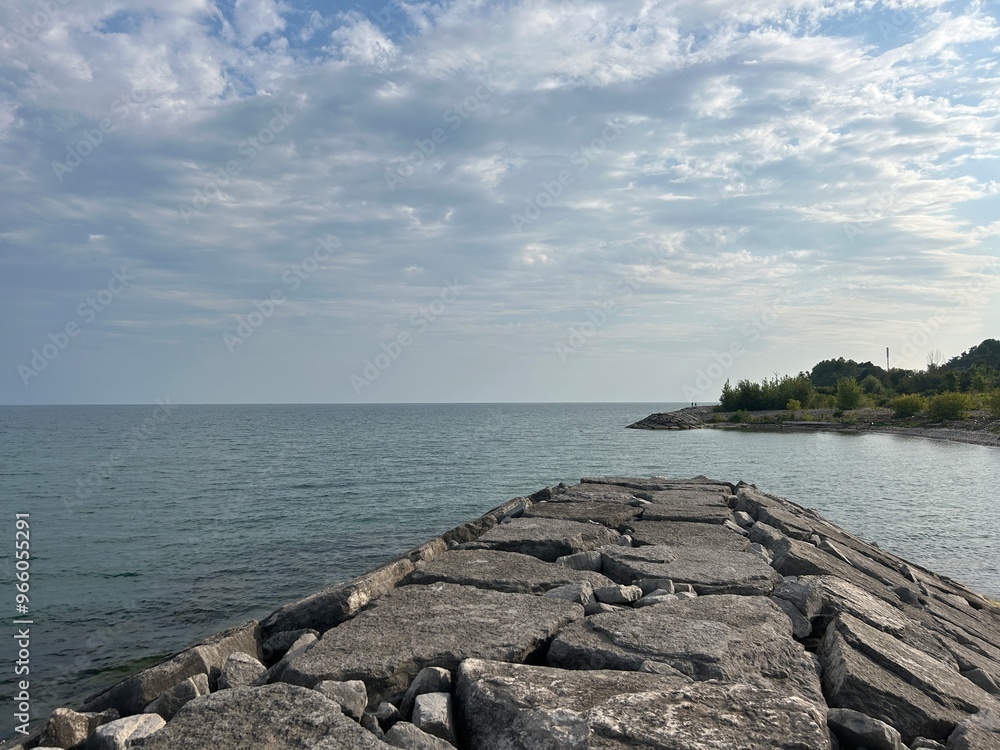 Wall mural sea and rocks