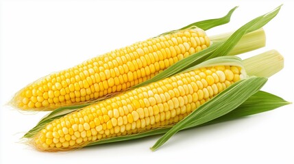 Corn isolated stock photo on white background