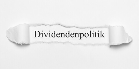 Dividendenpolitik	