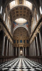 Fototapeta premium interior of the cathedral del fiore