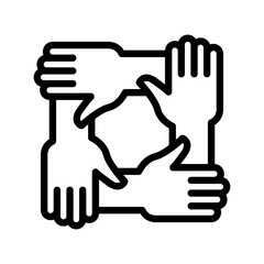 Fototapeta premium Friendship icon