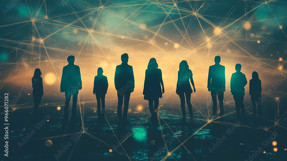 Aufkleber creating connections in a digital world