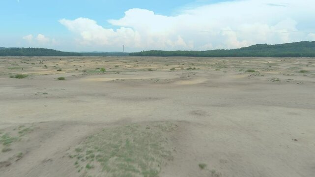 Bledowska Desert aka Polish Sahara aka Pustynia Bledowska. The only desert in Poland and the largest inland area of loose sand in Europe. Silesian Highlands in the Lesser Poland Voivodeship.