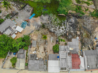 Flooded village of Sooretama, Brazil.