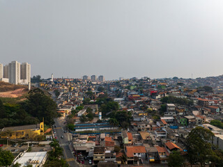 Obraz premium imagens aéreas impressionantes da cidade de Osasco, destacando seus principais pontos e oferecendo uma perspectiva única e ampla para valorizar projetos e promover a beleza urbana.