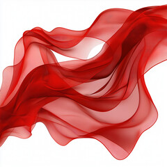 Obraz premium Flying Scarf Isolated