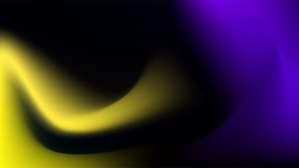 ABSTRACT DARK BACKGROUND ELEGANT GRADIENT MESH PURPLE YELLOW SMOOTH COLOR DESIGN VECTOR TEMPLATE GOOD FOR MODERN WEBSITE, WALLPAPER, COVER DESIGN 