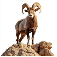 Obraz premium Ibex Isolated