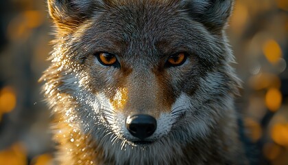 Obraz premium gray wolf portrait