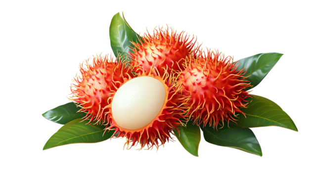 rambutan, cut out Based on Generative AI
