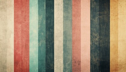Fototapeta premium A colorful textured background featuring vertical stripes in various muted tones, ideal for design or artistic projects.