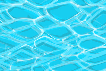 water surface texture background with blue background