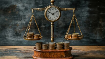 Time is Money: Balance between Wealth and Well-being