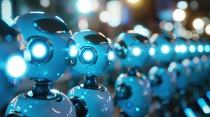 Blue Robot Army: A Digital Perspective