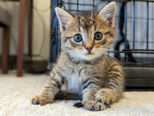 Portrait of a Pixiebob Kitten