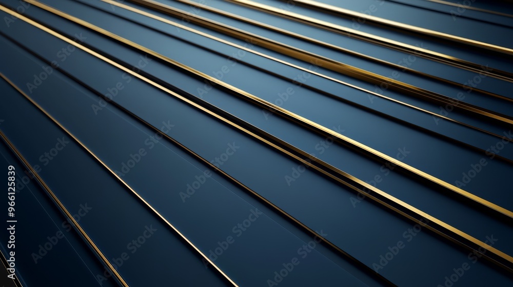 Poster a close-up view of sleek, parallel lines with a metallic sheen, creating a modern and elegant aesthe