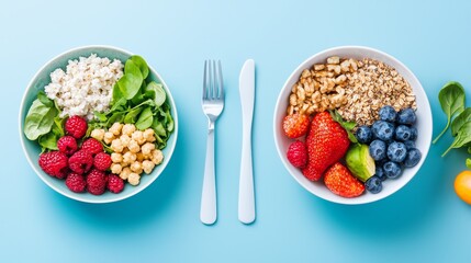 Design a symmetrical weekly menu that includes space for enjoying junk food while prioritizing nutrient-rich meals