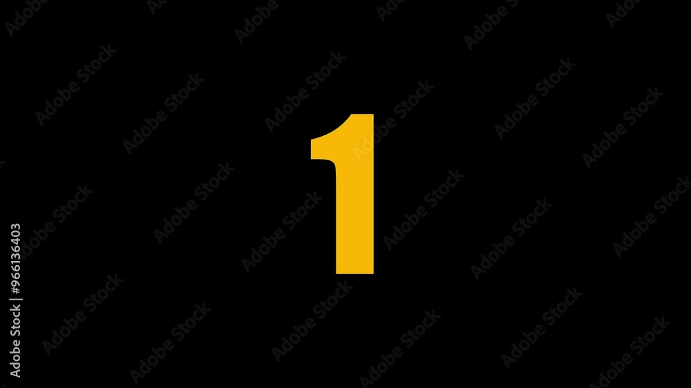 Poster engaging countdown animation for 2025 with smooth motion and festive effects for the new year.