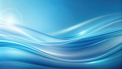 Fototapeta premium Soft blue abstract background with smooth lines, , soft, blue, abstract, background, lines,design, pattern, texture, wallpaper