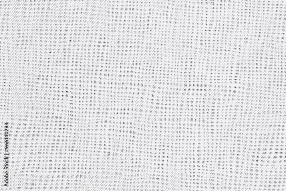 Poster textured white cotton canvas fabric, showcasing a subtle weave pattern. the fabric appears soft and 