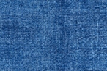 Textured blue cotton chambray fabric, showcasing a woven pattern. The fabric has a soft, natural appearance, ideal for clothing or upholstery.